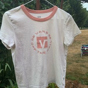 vans white T-shirt